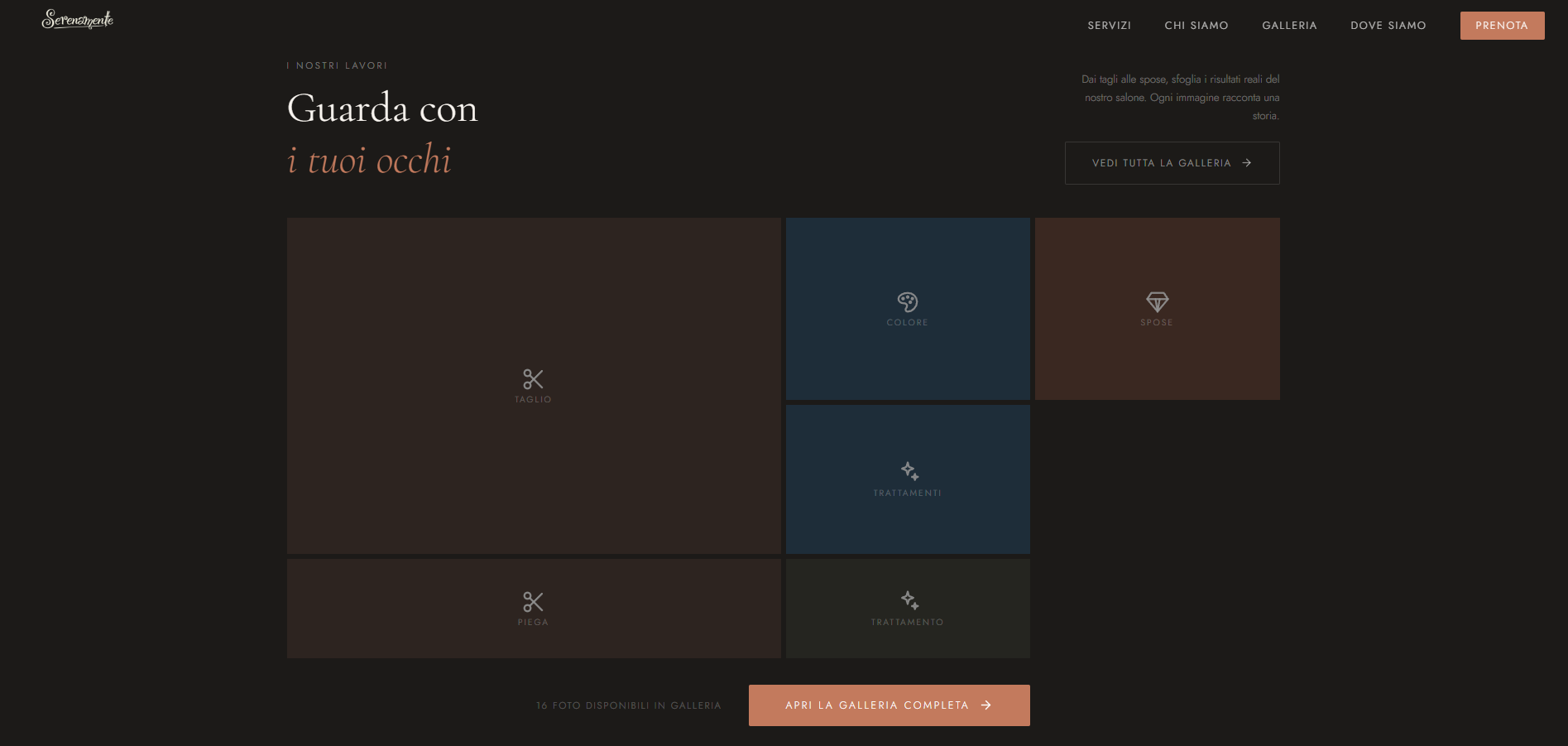 Serenamente gallery mosaic